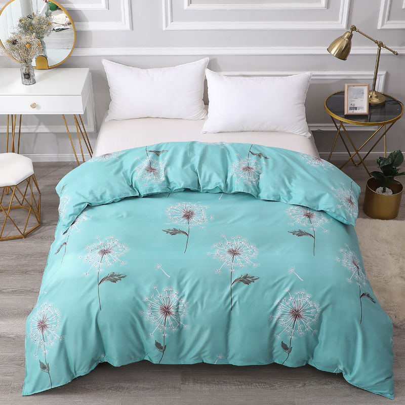 KTX-032403 Brushed Individual Quilt Cover in Various Floral Prints and Colors