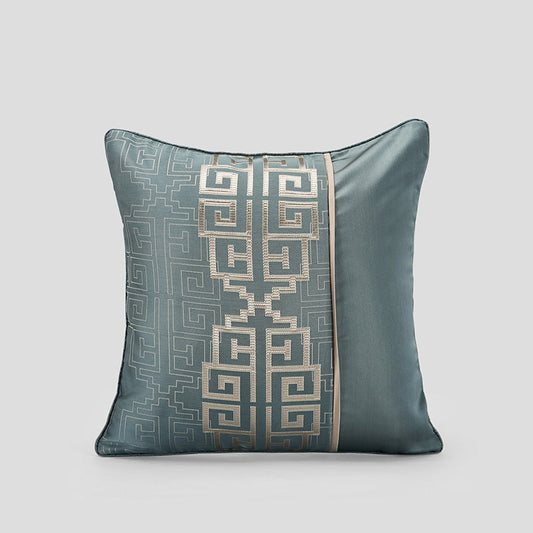 KTX-032467 Chinese Style Jacquard Pillow Cover - Modern High-Precision Cushion for Living Room and Commercial Spaces