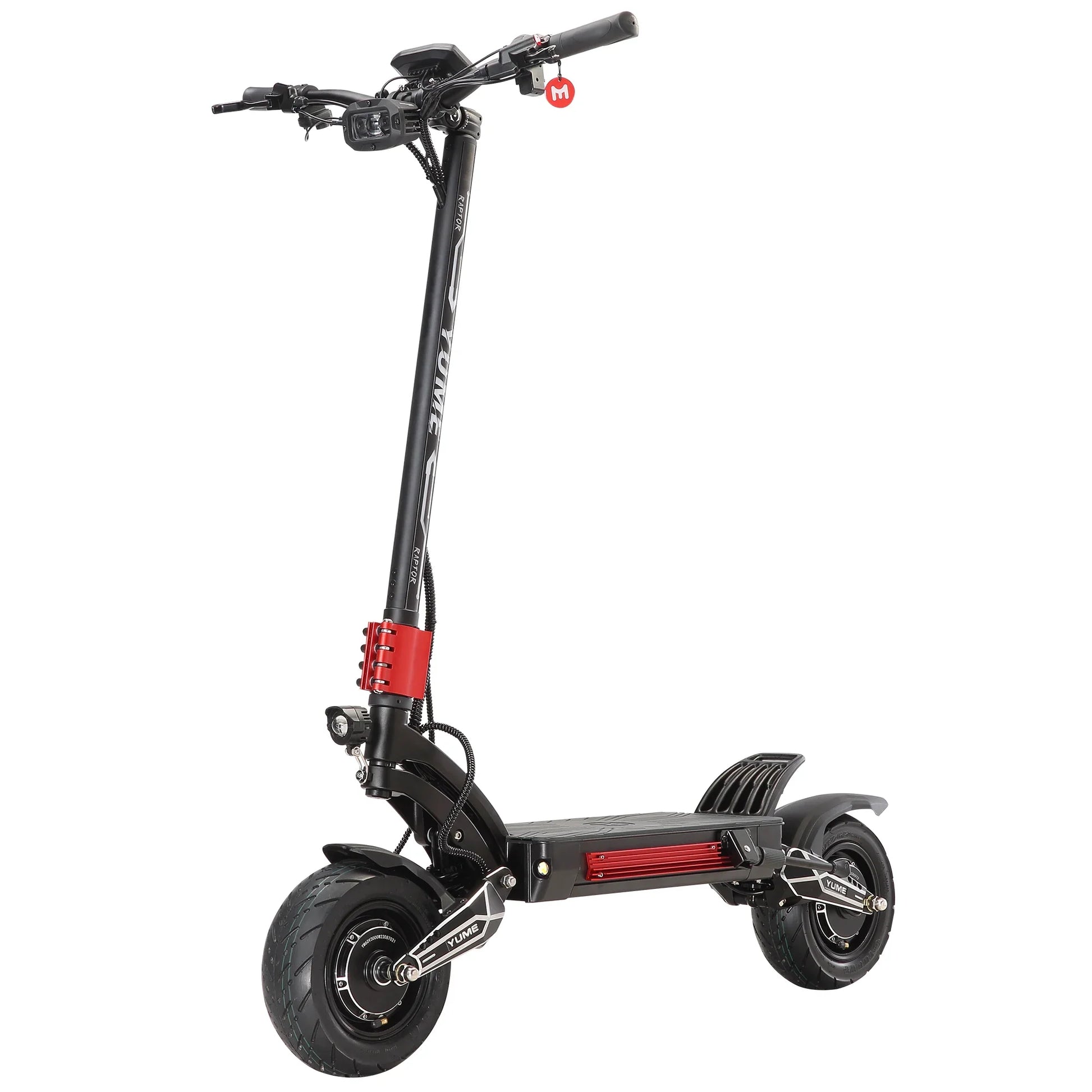 KTX-032915 All-Terrain Dual Motor Electric Scooter with 11-Inch Fat Tires, 80 KM Range, and Full Suspension