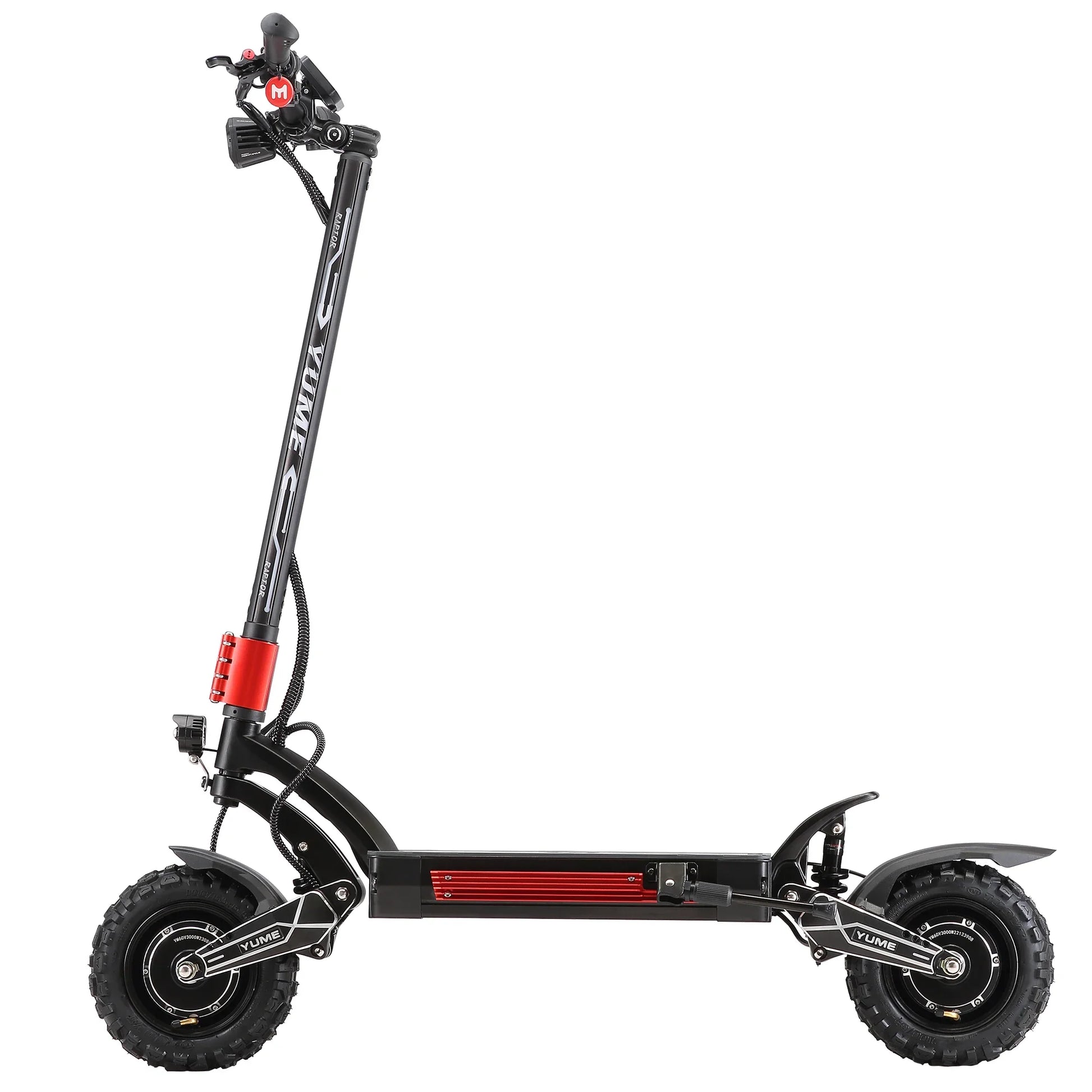 KTX-032915 All-Terrain Dual Motor Electric Scooter with 11-Inch Fat Tires, 80 KM Range, and Full Suspension
