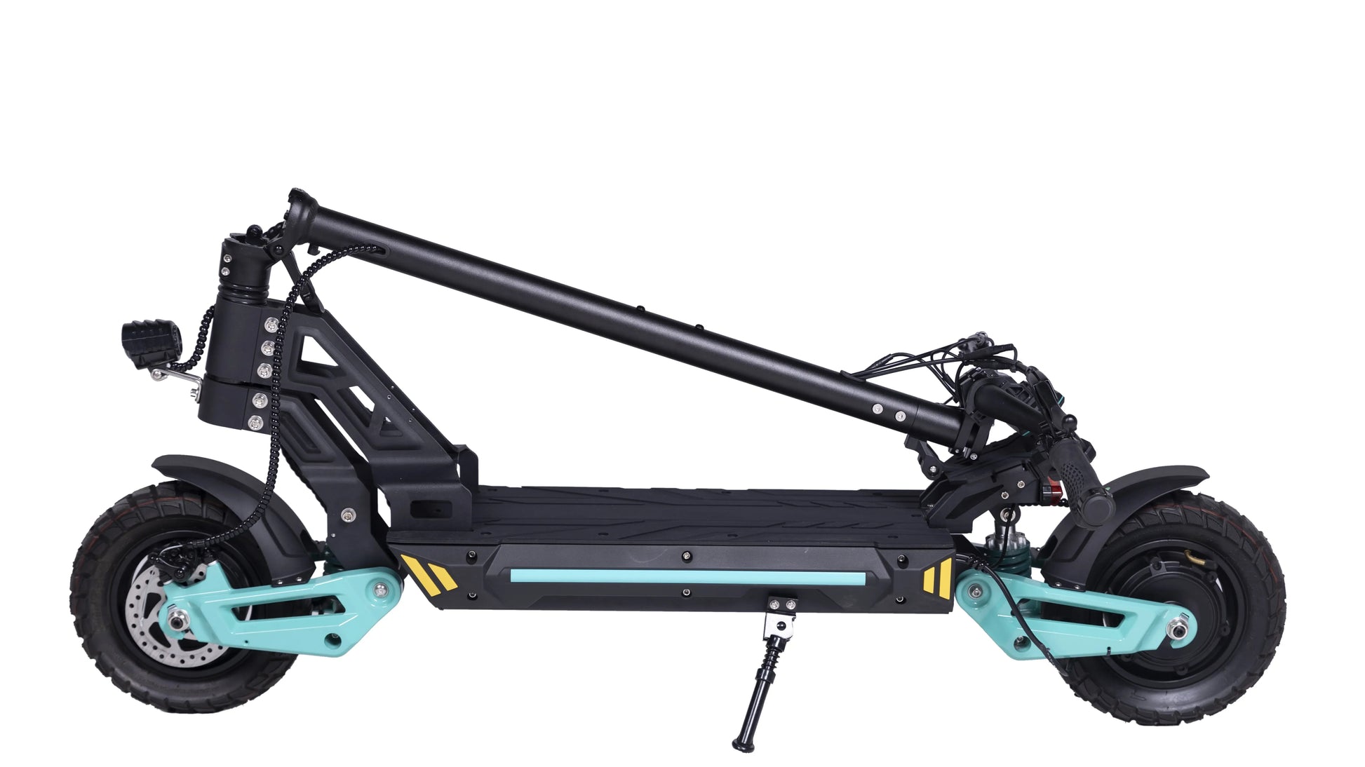 KTX-034067 Foldable Electric Scooter with 600W Motor, 48V Lithium Battery, Full Suspension, 30-50 km/h Speed, 10 Inch Tires