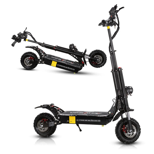 KTX-035219 5600W Dual Motor Off-Road Electric Scooter with 38Ah Battery – Foldable, Long Range, 80-85km/h Speed