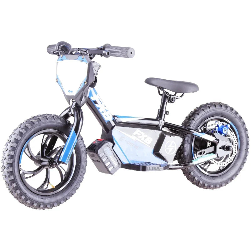KTX-035283 Electric Balance Bike 12 Inch with 36V 250W Hub Motor and Quick-Disconnect Rechargeable Battery
