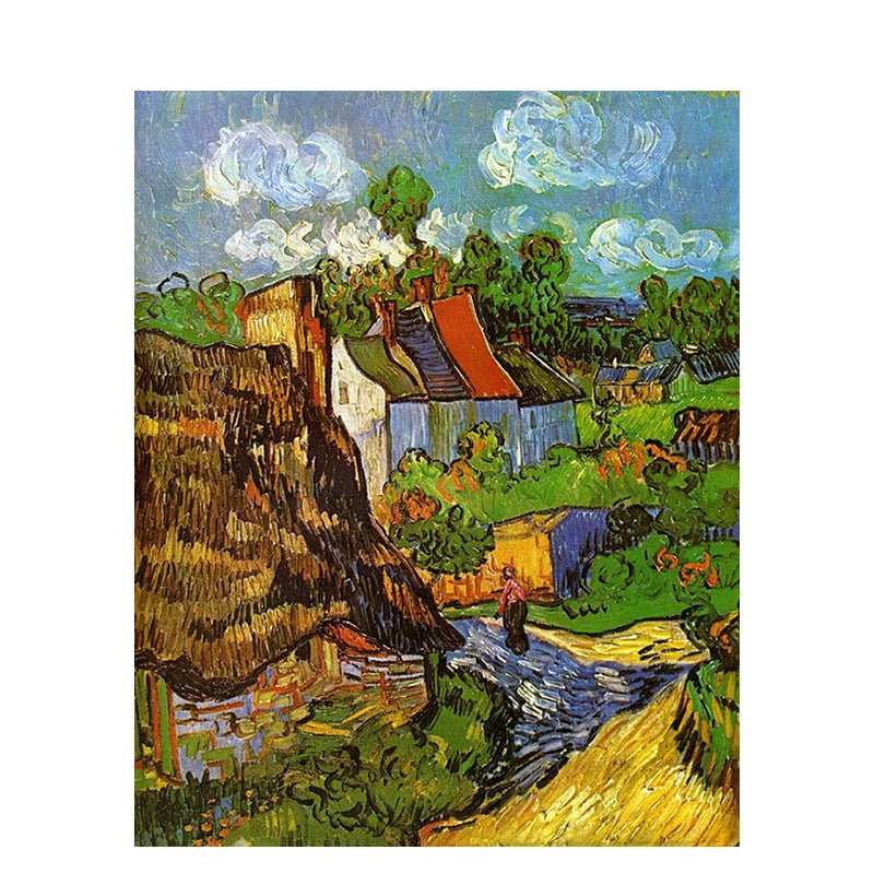 KTX-038163 Digital Oil Painting on Linen – Frameless Landscape Artwork 40x50CM