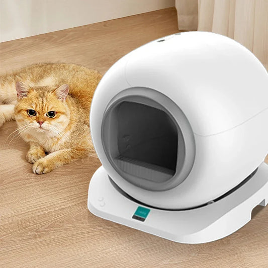 KTX-038611 Extra Large 65L Smart Cat Litter Box with Ion Purification and Easy Clean Features