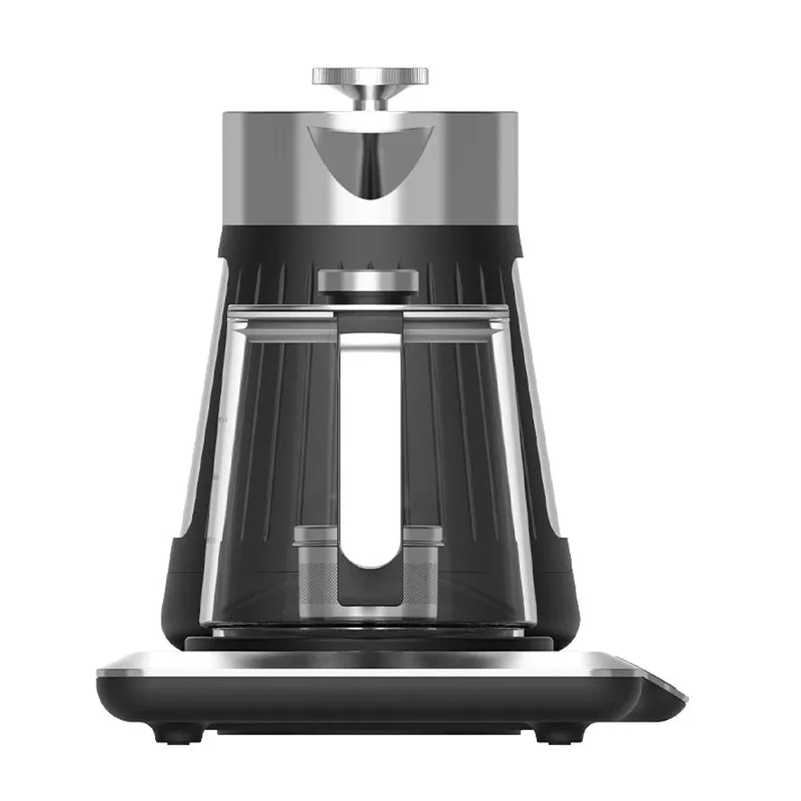 KTX-038931 Electric Glass Teapot with Stainless Steel Kettle and Thermometer - 110V Tea Maker Set