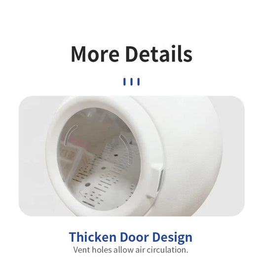 KTX-039571 Eco-Friendly 55L 800W Pet Grooming Dryer Box for Cats, Rabbits, and Small Dogs, Indoor Use