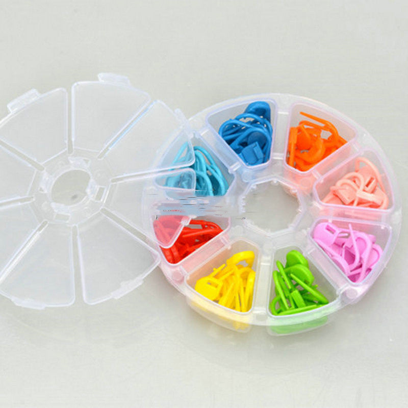 KTX-040147 Knitting and Crochet Tool Set with 120 Pieces for Easy Stitch Marking and Organization