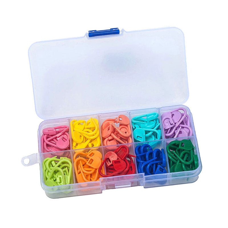 KTX-040147 Knitting and Crochet Tool Set with 120 Pieces for Easy Stitch Marking and Organization
