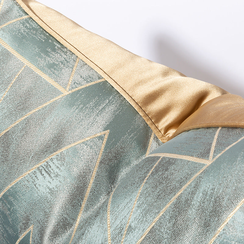 KTX-040275 Light Blue Luxury Pillow Cover 30x50cm, 45x45cm, 50x50cm, Soft PP Cotton