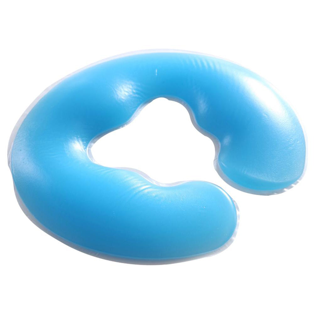 KTX-042451 U-Shaped Silicone Water-Filled Massage Pillow for Gentle Skin Care