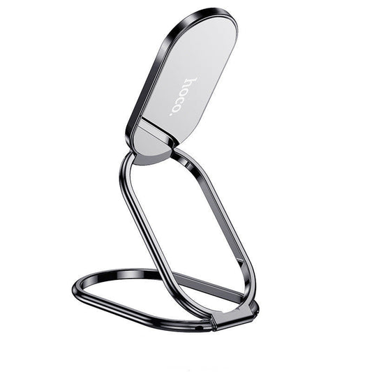 KTX-042835 Metal Folding Mobile Phone Holder - Zinc Alloy with Stable Adhesion for Devices Up to 7 Inches