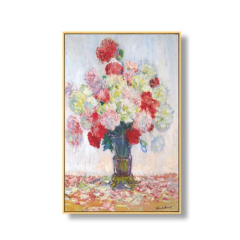 KTX-043923 Elegant Landscape Canvas Art with Luxury Gold Aluminum Frame and Pine Wood Inner Frame for Home Decoration