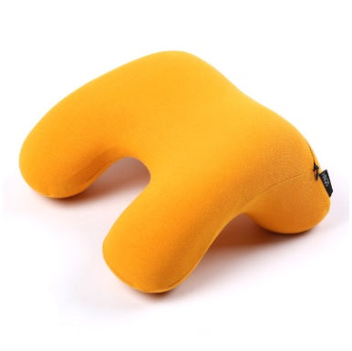 KTX-044755 Children's Memory Foam Neck Pillow - Soft Cotton, 28x25.5cm, Available in Multiple Colors