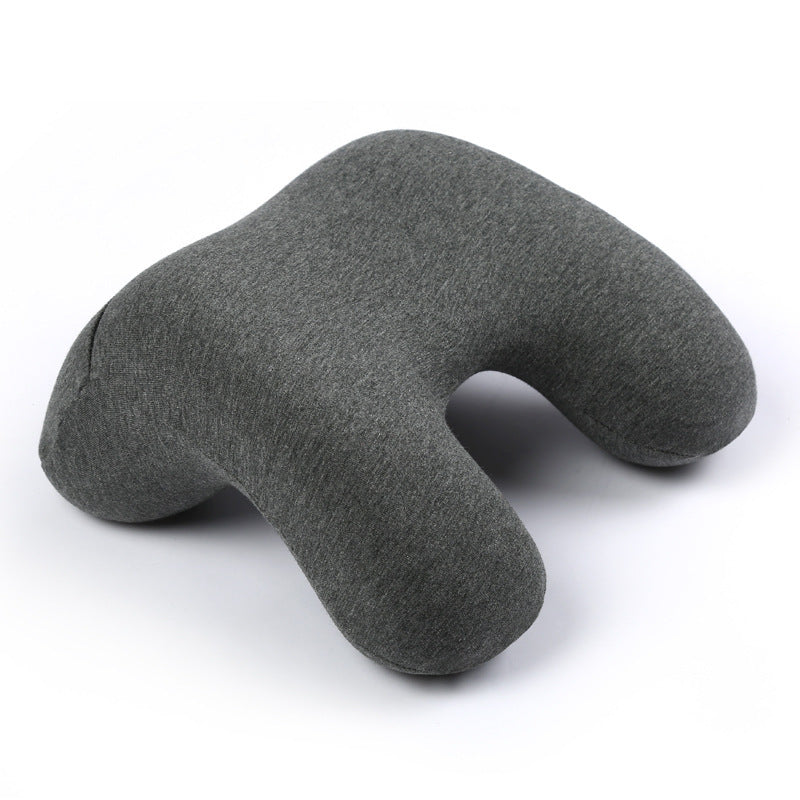 KTX-044755 Children's Memory Foam Neck Pillow - Soft Cotton, 28x25.5cm, Available in Multiple Colors