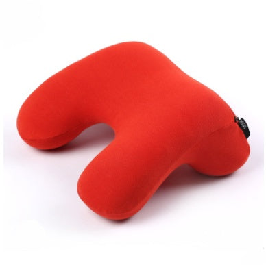 KTX-044755 Children's Memory Foam Neck Pillow - Soft Cotton, 28x25.5cm, Available in Multiple Colors