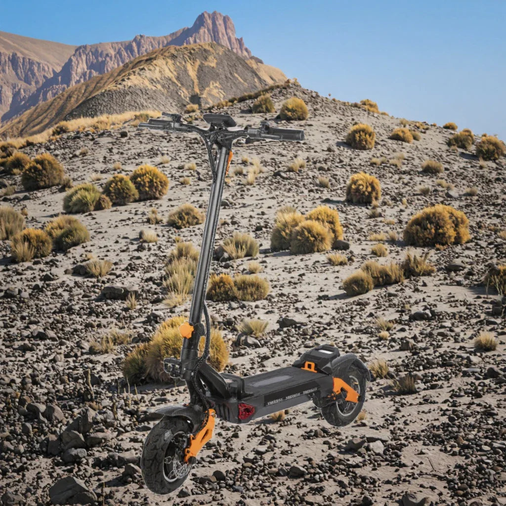 KTX-047571 Folding Electric Scooter with Dual Motors, 3600 Max Speed, 70KM Range, 60V 30AH Battery, Unisex Design