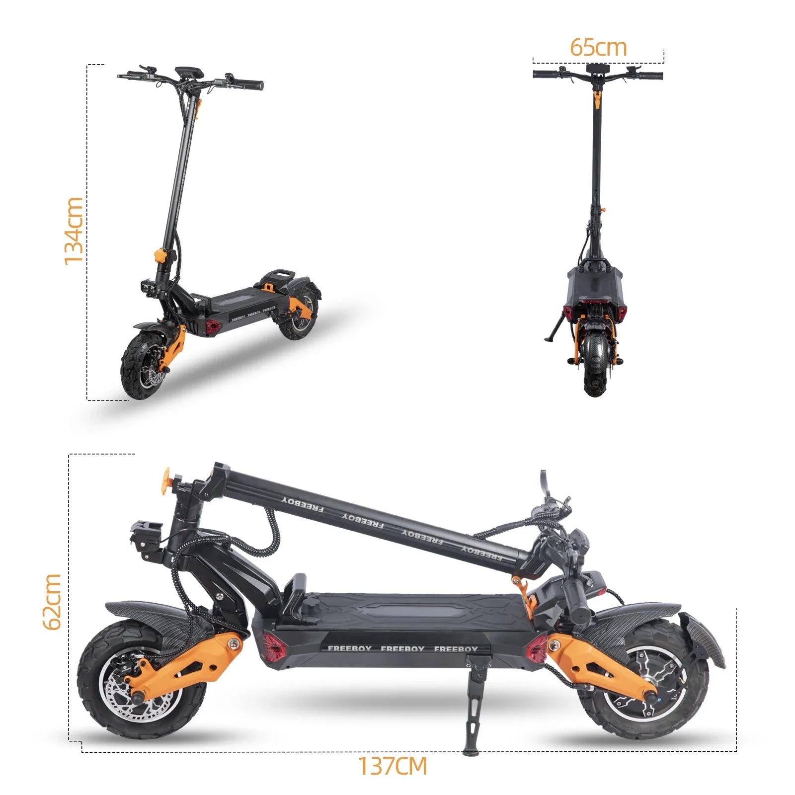 KTX-047571 Folding Electric Scooter with Dual Motors, 3600 Max Speed, 70KM Range, 60V 30AH Battery, Unisex Design