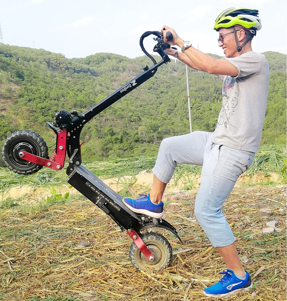 KTX-048403 Dual Motor Electric Scooter for Adults - 60V 5600W, Max Speed 90km/h, 11 Inch Tires, Range 80-95km, Foldable Design