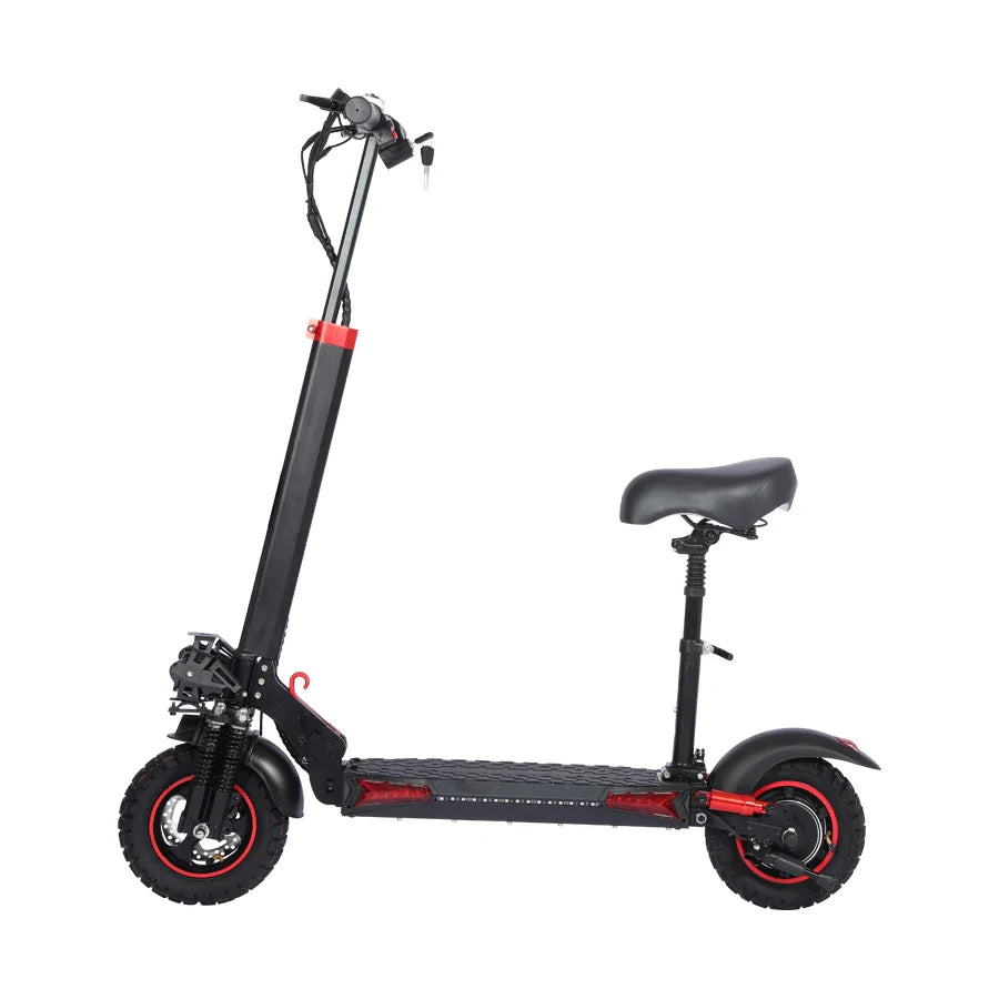 KTX-049875 Foldable Electric Scooter with 60km Range, 800W Motor, 10-Inch Tires, Ideal for Unisex Use