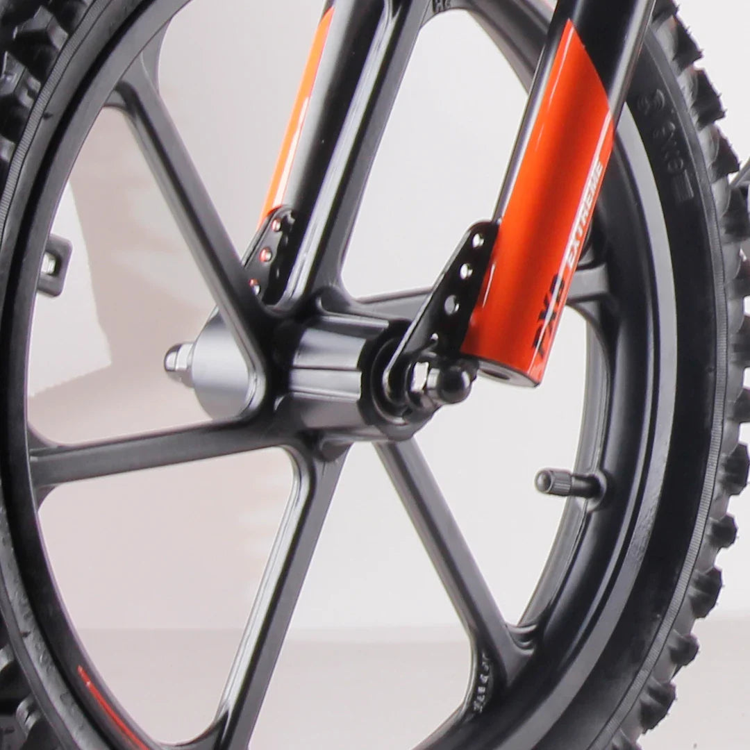 KTX-051091 16-Inch Electric Balance Bike for Kids with Steel Fork and 350W Motor