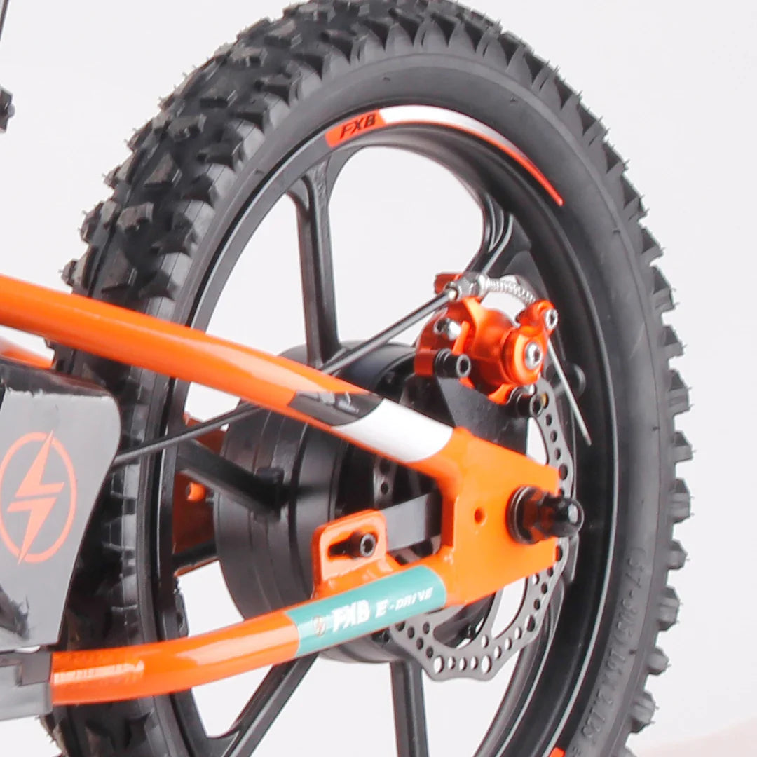 KTX-051091 16-Inch Electric Balance Bike for Kids with Steel Fork and 350W Motor