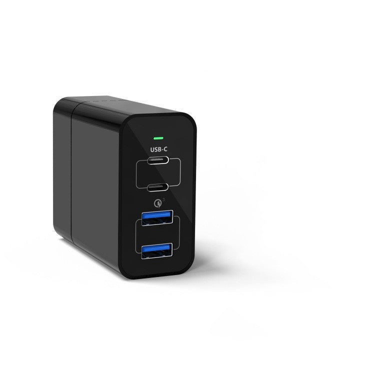 KTX-051731 Dual Port USB-C Charger with 48W Power Delivery, Compact Design, 100-240V Input