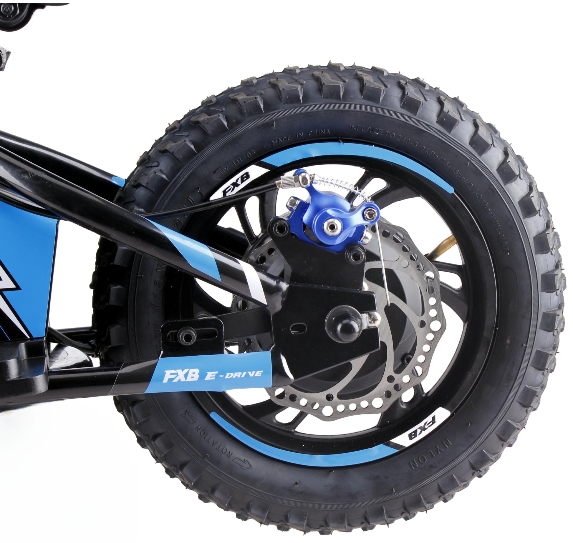 KTX-052243 Kids Electric Motorcycle with 12-Inch Fat Tires and 250W Brushless Motor, 2-Speed – Max Speed 50 km/h, Waterproof Lithium Battery