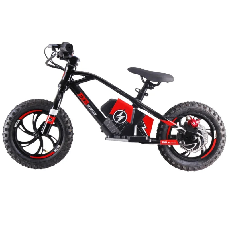 KTX-052243 Kids Electric Motorcycle with 12-Inch Fat Tires and 250W Brushless Motor, 2-Speed – Max Speed 50 km/h, Waterproof Lithium Battery