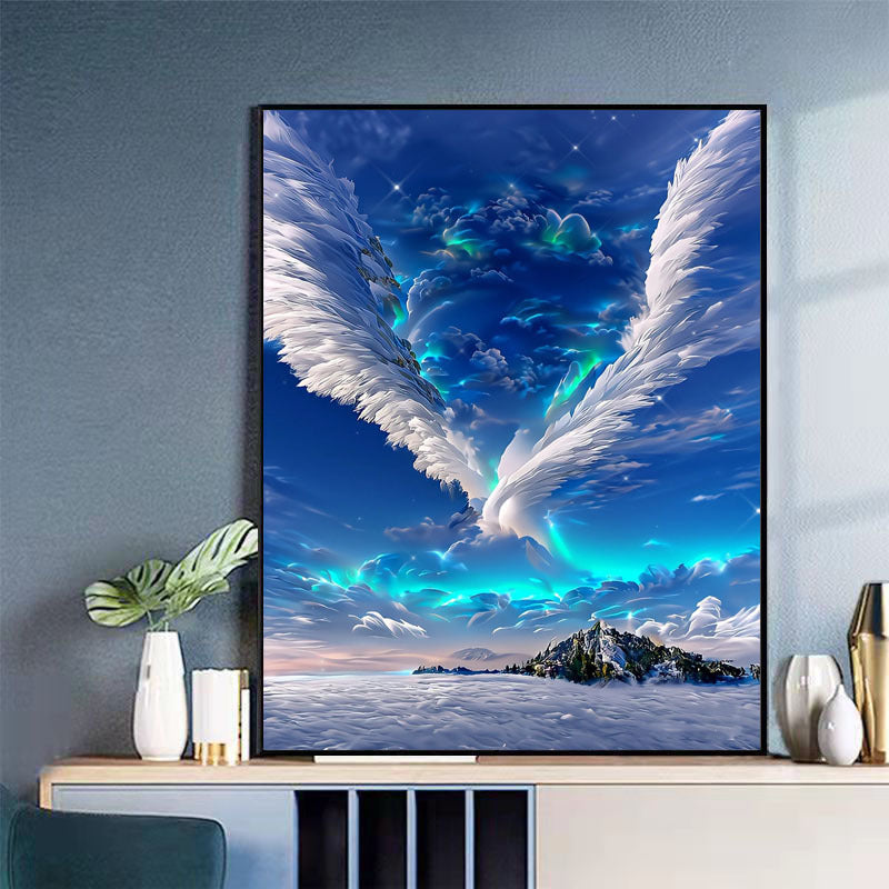 KTX-052755 Frameless Modern Digital Oil Painting for Home Décor - 40x50cm and 50x65cm Options