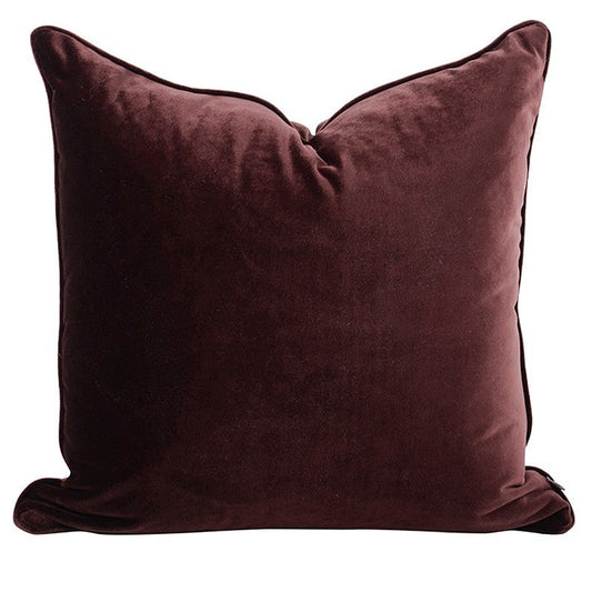 KTX-052819 Modern Simple Velvet Cushion Cover in Multiple Colors and Sizes