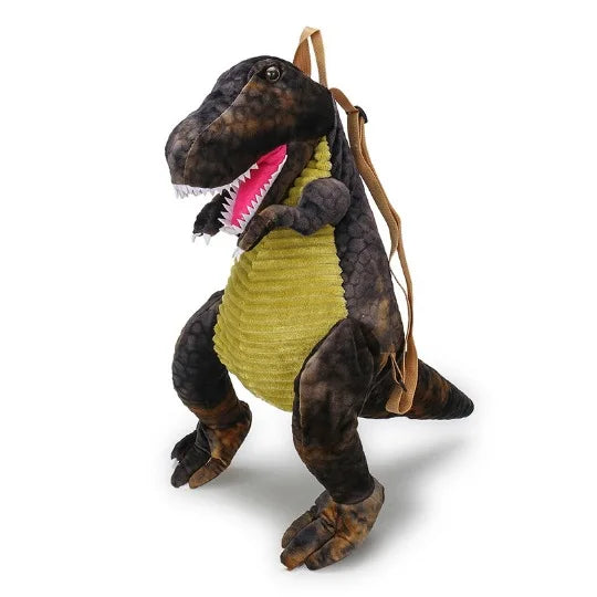 KTX-053075 Dinosaur Plush Backpack - Soft Stuffed Animal Toy for Kids, Colorful Design, 40cm Tall