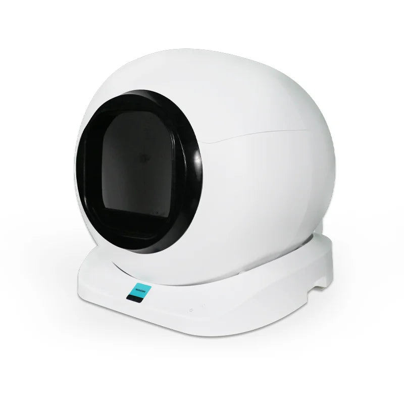 KTX-053267 Smart Cat Litter Box with Easy Clean, Odor Control, and Accessories - 65L Capacity, Dust-Free Design