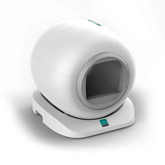 KTX-053267 Smart Cat Litter Box with Easy Clean, Odor Control, and Accessories - 65L Capacity, Dust-Free Design