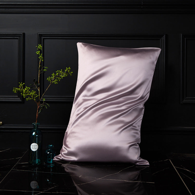 KTX-054931 Double-Sided Mulberry Silk Pillowcase 48x74cm - Light Gray