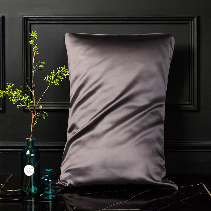 KTX-054931 Double-Sided Mulberry Silk Pillowcase 48x74cm - Light Gray