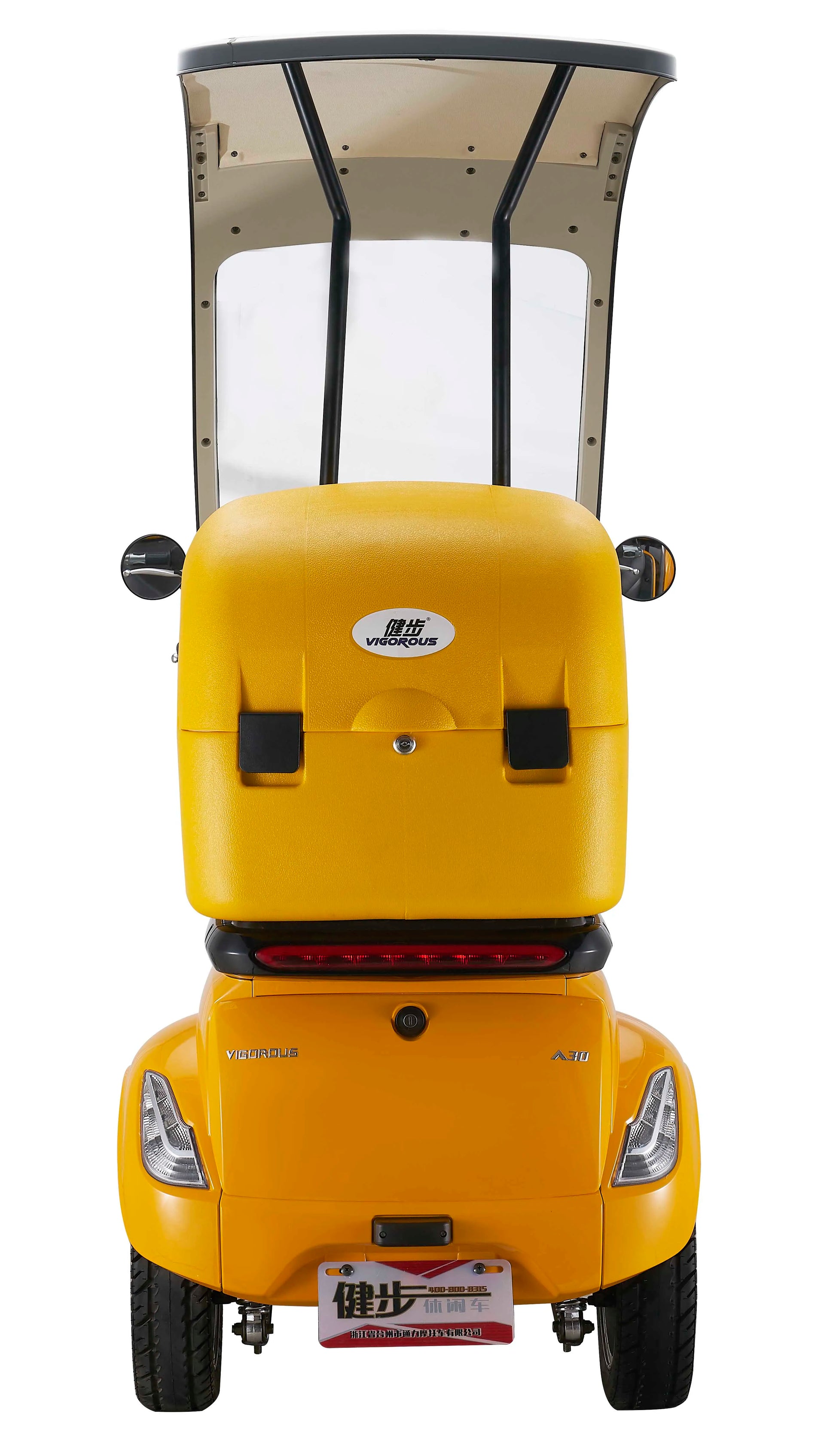 KTX-054995 A30 Electric 3-Wheel Mobility Scooter for Cargo with Disc Brakes and 2000W Motor