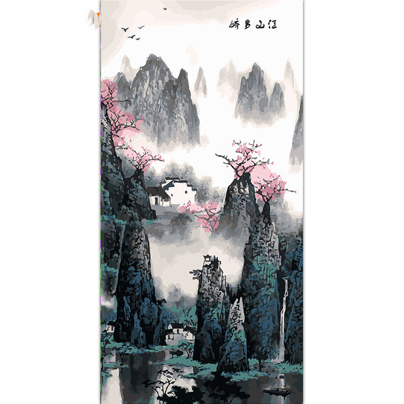 KTX-055059 Customized Digital Oil Painting Wall Art for Home and Office Decoration