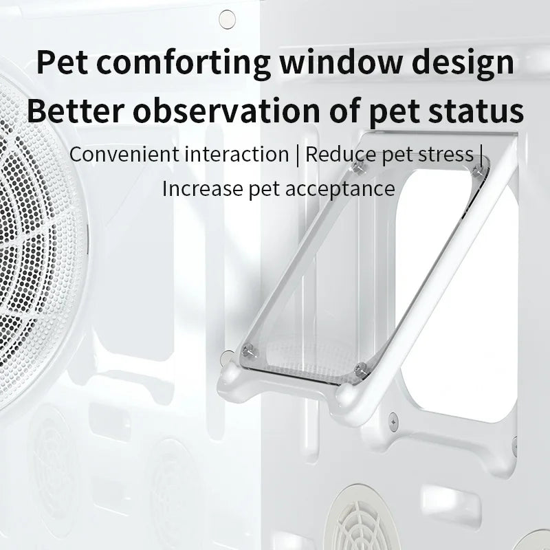 KTX-055379 Eco-Friendly 70L Automatic Pet Dryer Box with Disinfection Function - Quiet Hair Dryer for Cats and Small Animals