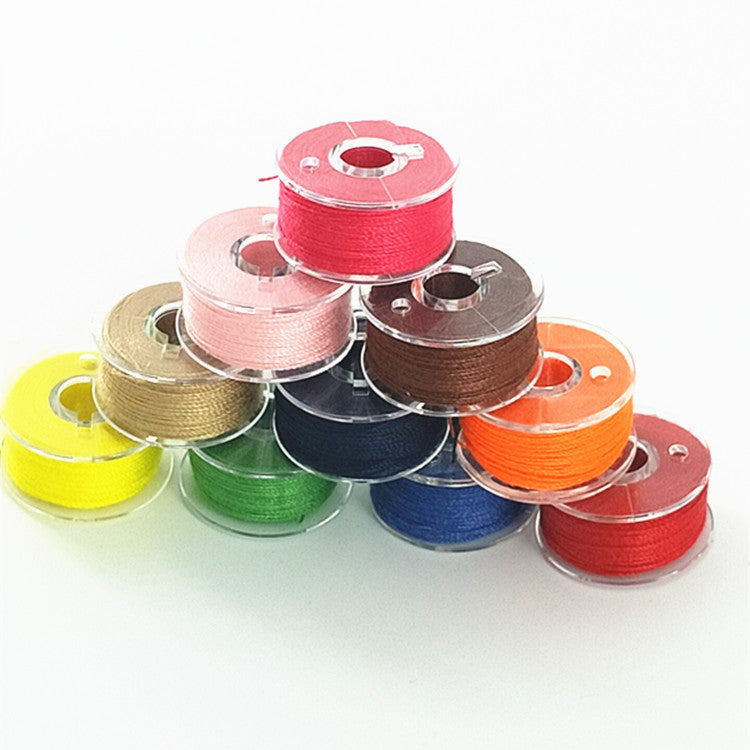 KTX-055955 36 Color Translucent Bobbin Cartridge Set for Sewing Machines