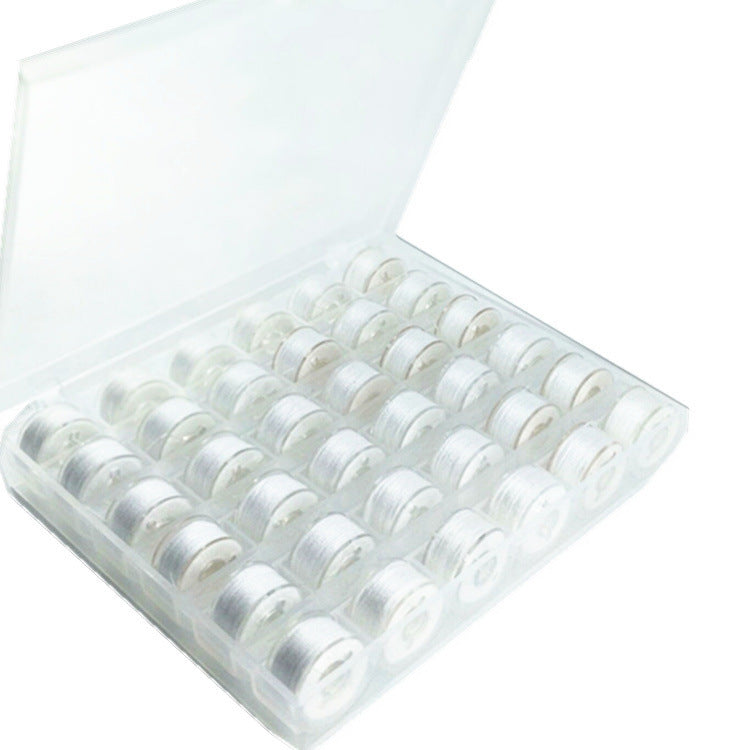 KTX-055955 36 Color Translucent Bobbin Cartridge Set for Sewing Machines