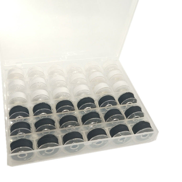 KTX-055955 36 Color Translucent Bobbin Cartridge Set for Sewing Machines