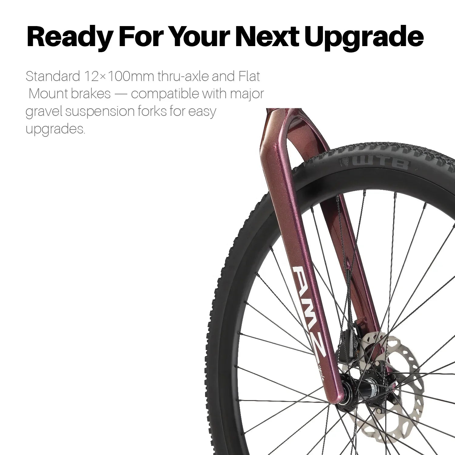 KTX-056979 500W Mid Motor Aluminum Alloy Frame Electric Gravel Bike with 12-Speed Gear and 48V 15Ah Battery