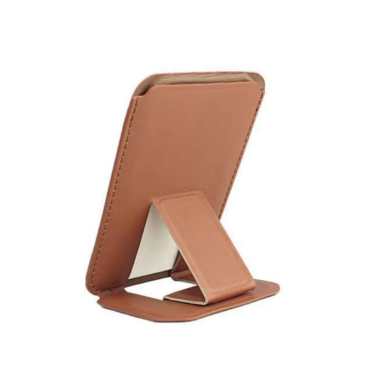 KTX-057491 Magnetic Suction Card Bag and Phone Back Stick Stand - Versatile Desktop Holder in Multiple Colors