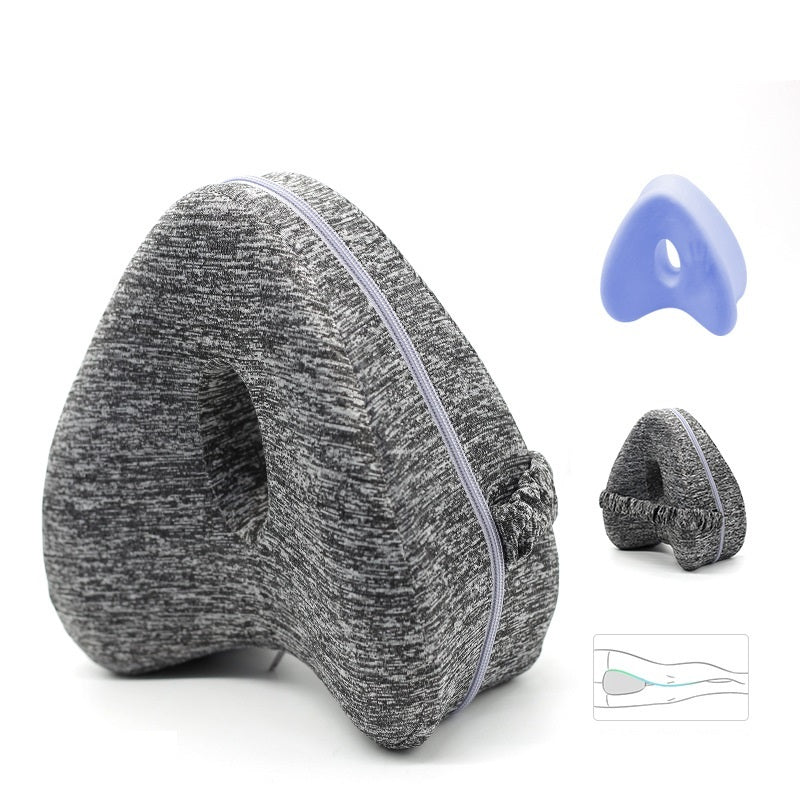 KTX-058259 Heart-Shaped Memory Foam Knee Pillow for Comfortable Support