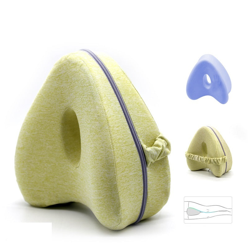 KTX-058259 Heart-Shaped Memory Foam Knee Pillow for Comfortable Support