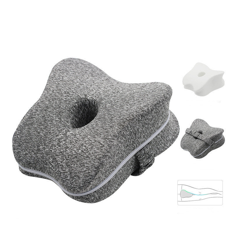 KTX-058259 Heart-Shaped Memory Foam Knee Pillow for Comfortable Support