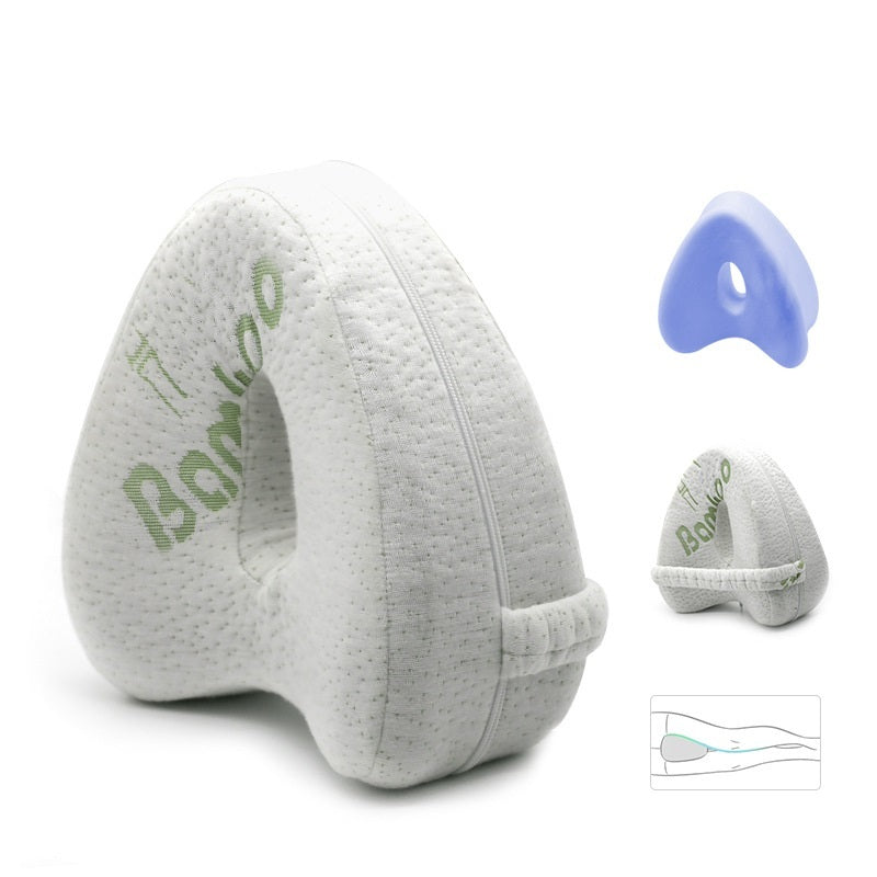 KTX-058259 Heart-Shaped Memory Foam Knee Pillow for Comfortable Support