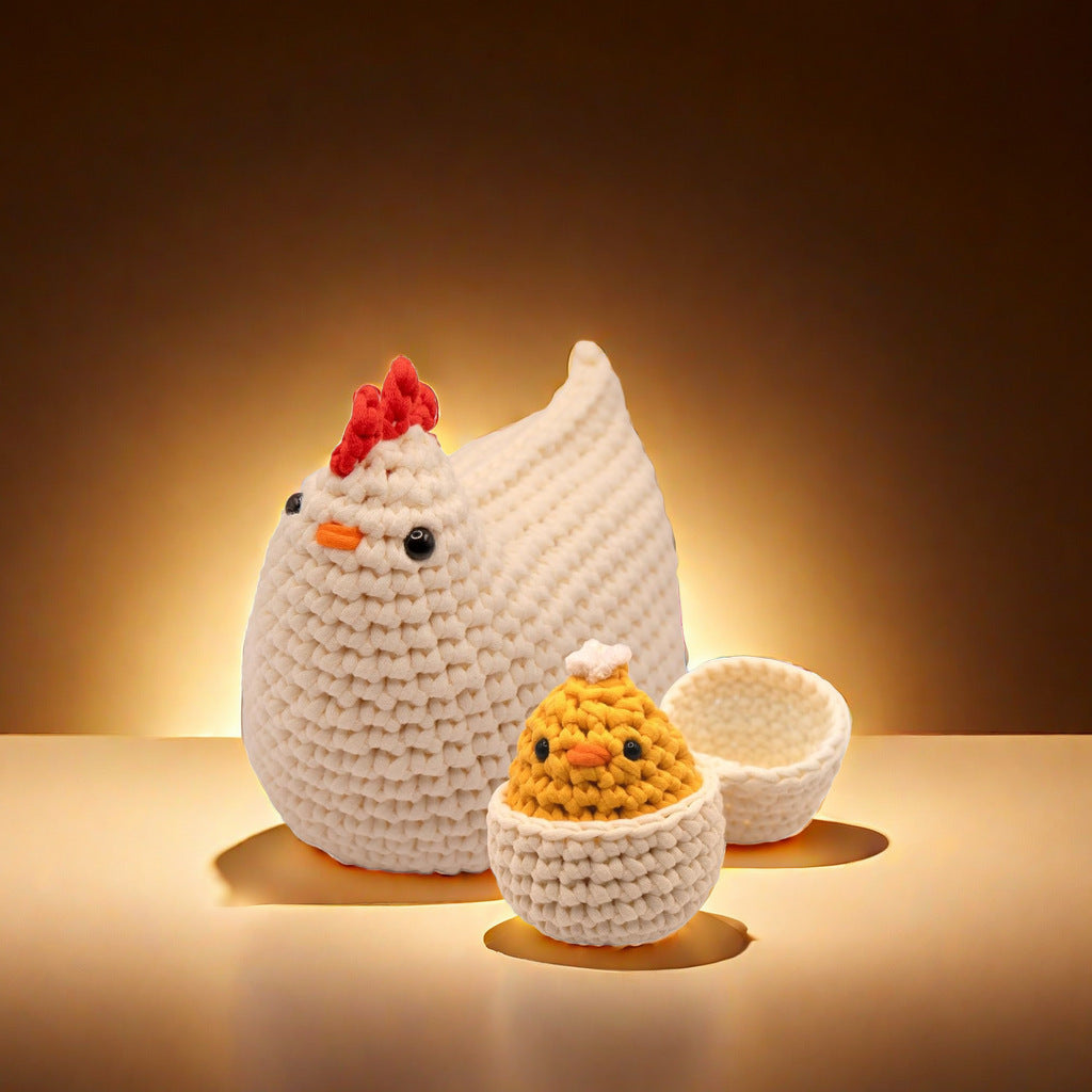 KTX-058259 Wool Hand-woven DIY Bee Doll Craft Kit with Milk Cotton Materials