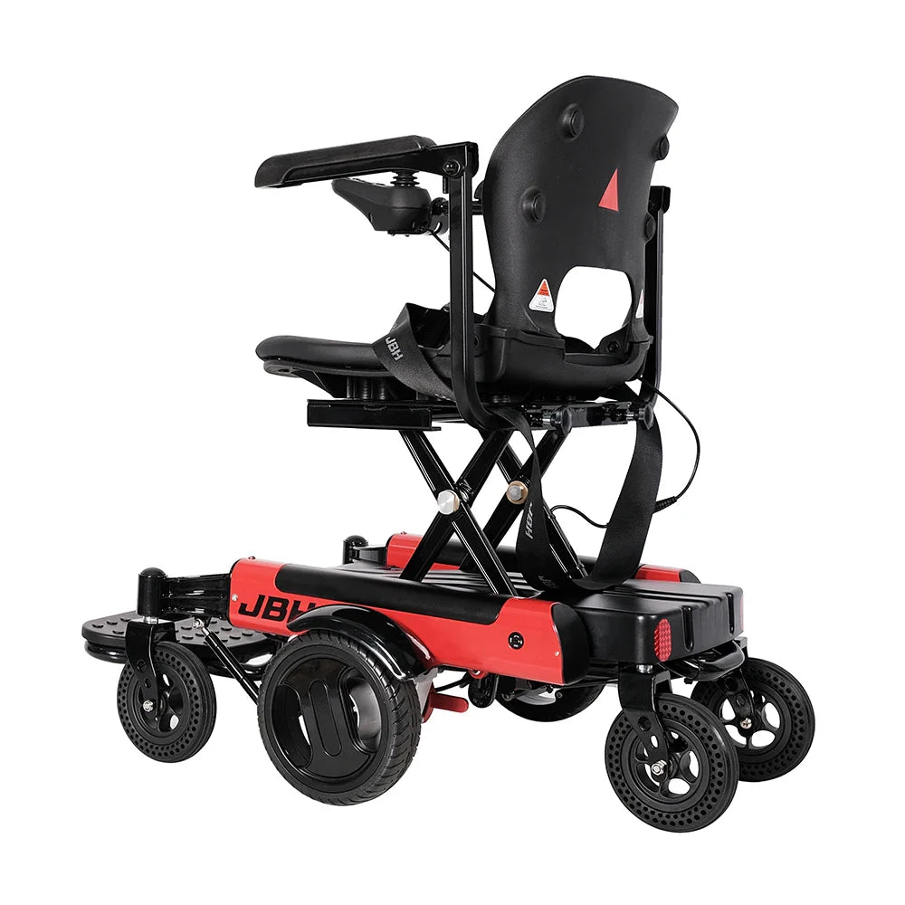 KTX-058451 Lightweight Electric Folding Wheelchair with Aluminum Alloy Frame - Model D07